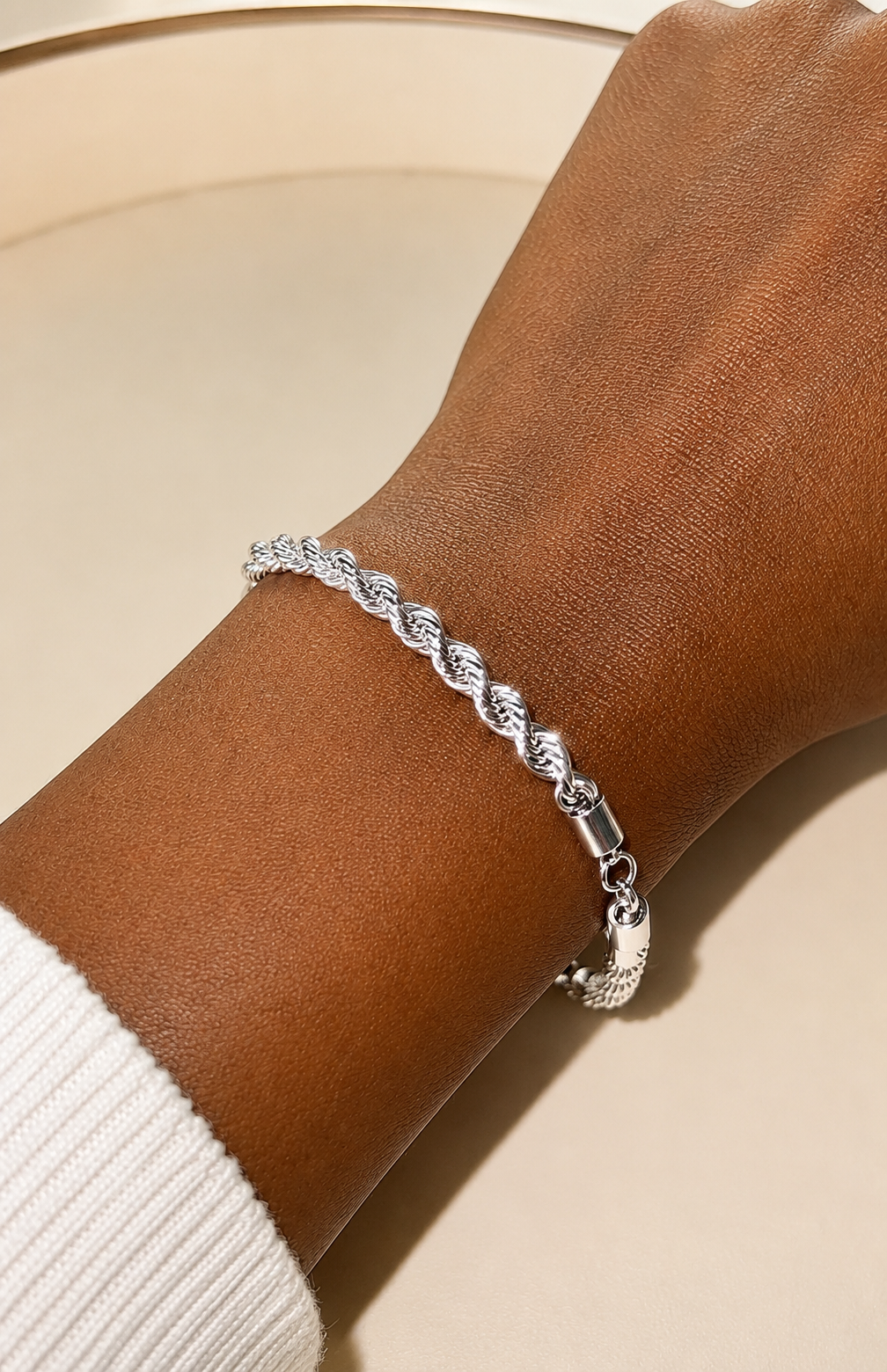 Sterling Twist Bracelet