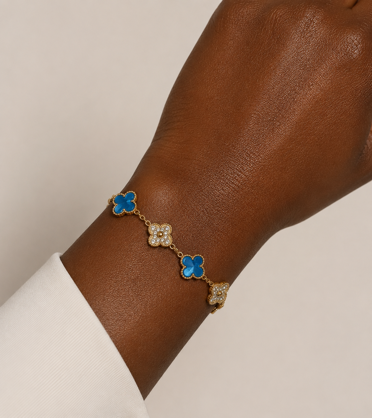 Diamond Clover Bracelet