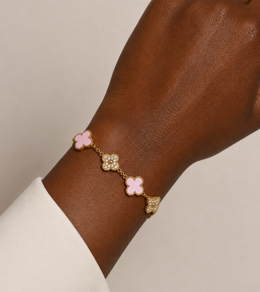 Diamond Clover Bracelet