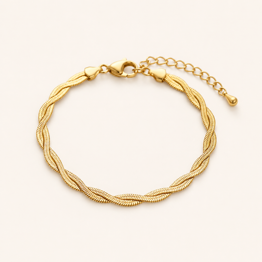 Twisted Gold Bracelet